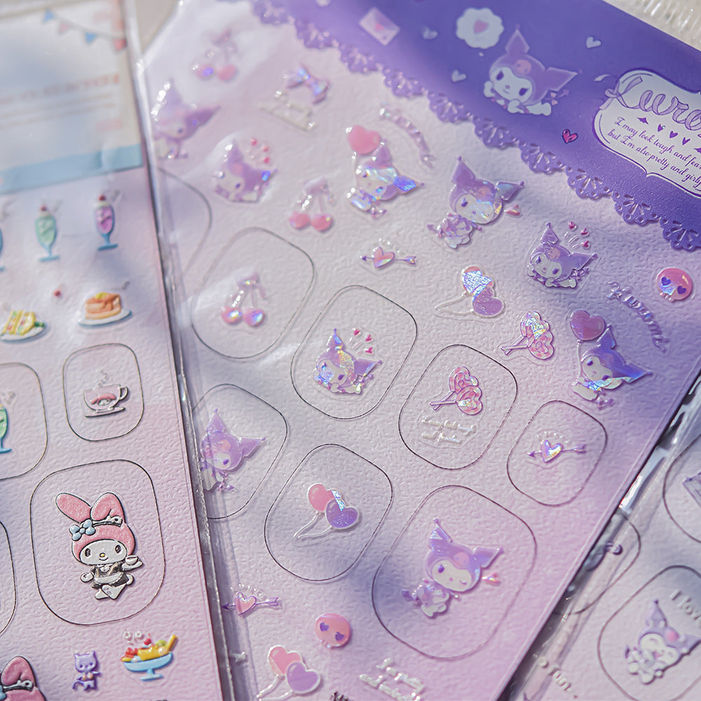 365nails: "My Melody & Kuromi Chinese Style" – nail art stickers