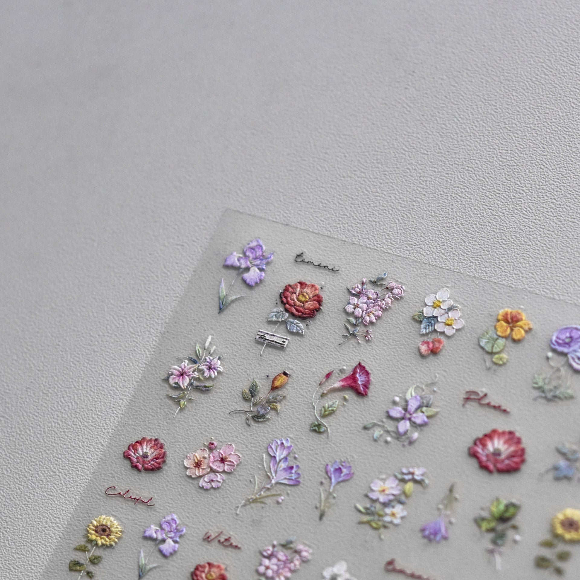 365nails: "Vintage Rabbit Girl Butterfly" – nail art stickers