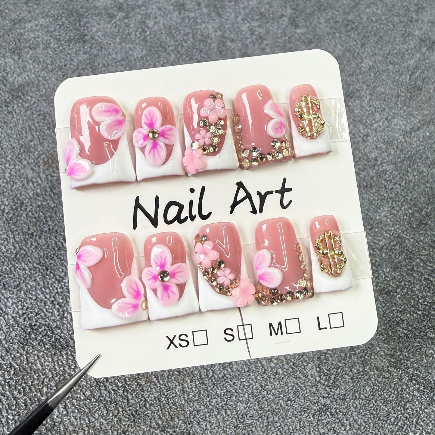 Pink Blossom Luxe Series Press-On Nails