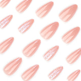 hot-selling three-dimensional shell  pads wholesale  nude almond nail patch｜365nails