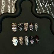 365nails：「冬日魅惑」聖誕節手工製棺材形穿戴甲