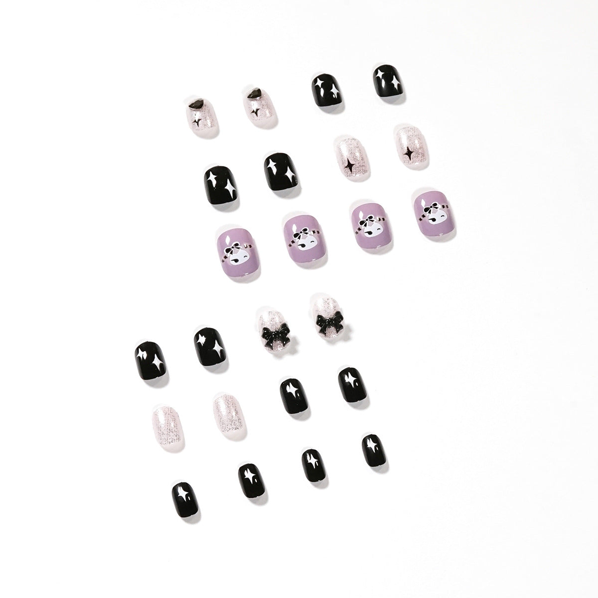 Croxingmang doce irmã Press ons finalizados, unha postiça, unha removível, vendas de fábrica ｜ 365 unhas