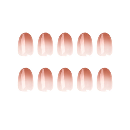 Wear nail piece crimson gradual change nail sticker removable nail piece nail patch wear nail short nail piece wholesale｜365nails