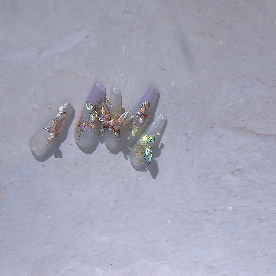 365nails: "Holographic Butterfly Wings" –Nail Art Stickers