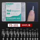 365nails 240PCS Cross-Border Bestseller | No-File Seamless Soft Gel Nail Tips (Half/Full Matte Options)
