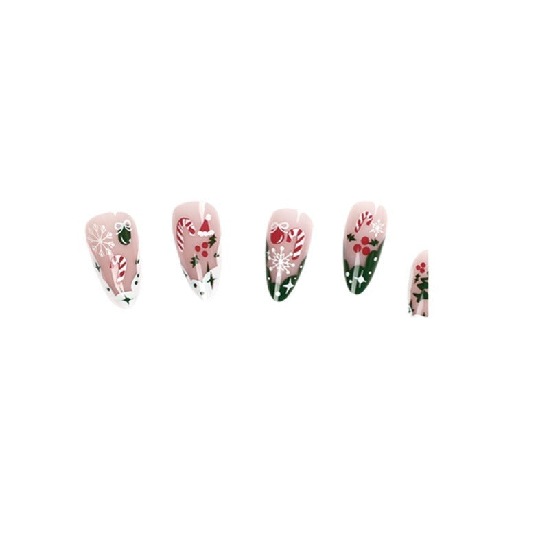 Christmas wear nail special fake nail nail nail piece press on nails｜365nails