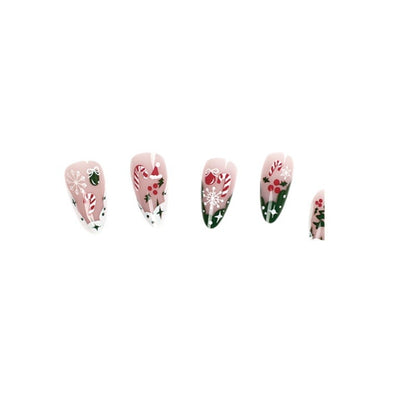 Christmas wear nail special fake nail nail nail piece press on nails｜365nails