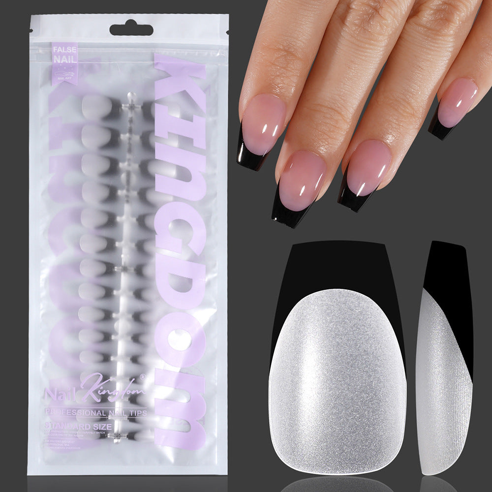 Nail Tips hot-selling nail pieces Frosted French, no-carving and grinding nail patches Prefabricated nail 120 pieces False nail wholesale