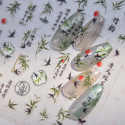 365nails: "Bamboo and Calligraphy" – nail art stickers