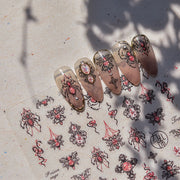 365nails: "Gothic Spider & Rose" – Nail Art Stickers