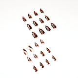 Unhas de pressão com acabamento em linha francesa estilo Undercurrent Unhas de pressão com acabamento em linha francesa Unhas 365nails