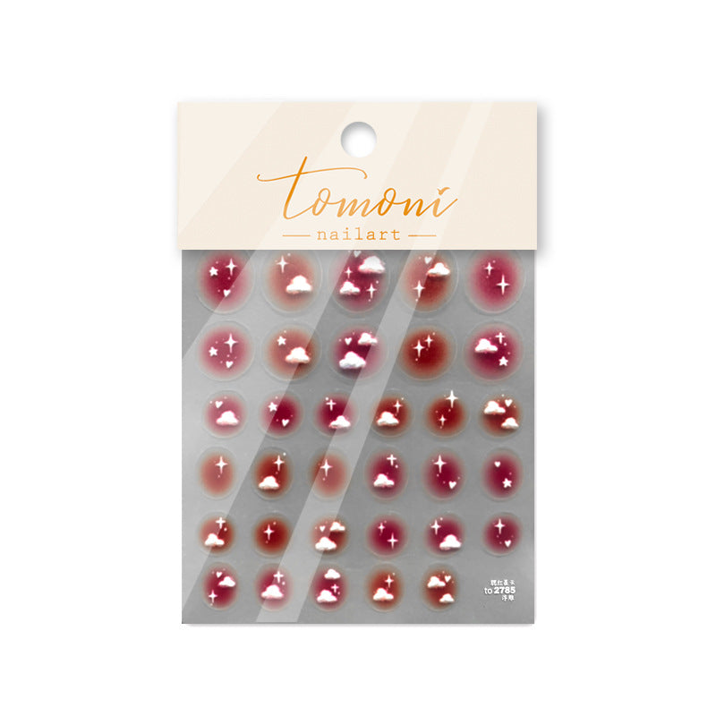 Cherry Blossom Sky – 5D Embossed Dreamy Accent Set