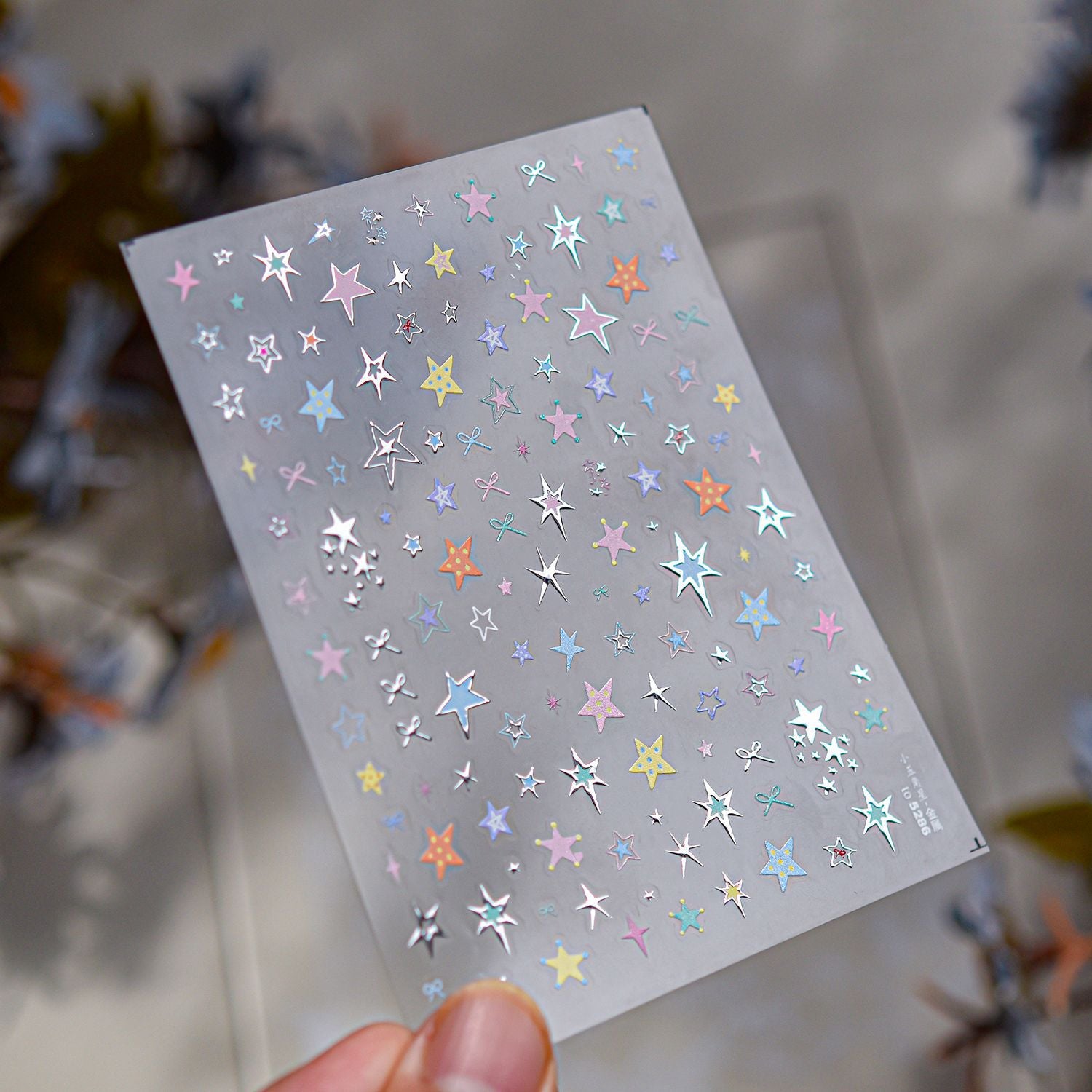 Pastel Starry Sky – Dreamy Celestial Nail Art Set