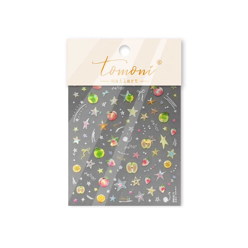 365nails: "Fruit Mignon Carré" – Autocollants Nail Art