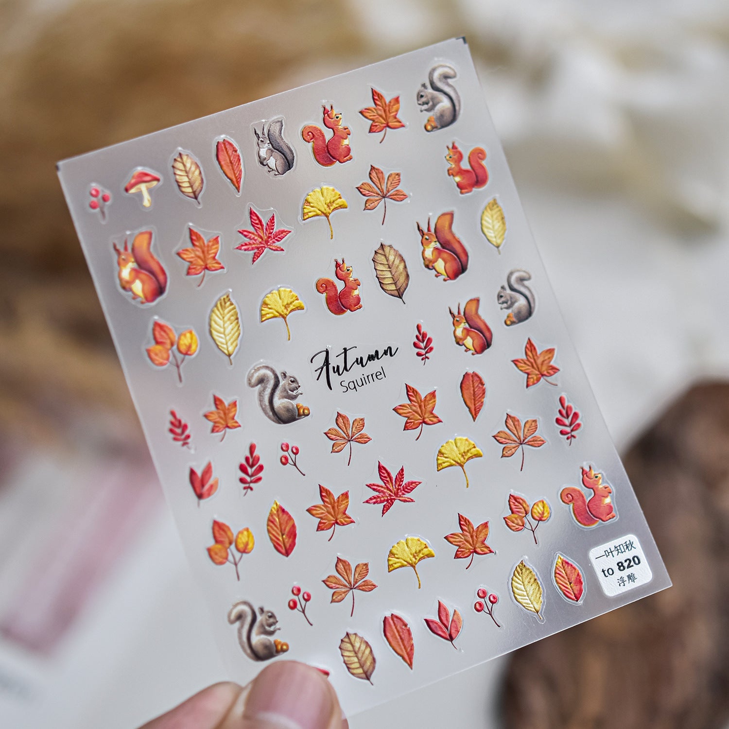 Luxury Teddy Bear: "Big Head Teddy" – 3D Embossed Nail Sticker