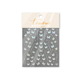 Holographic Butterfly Nail Stickers – 3D Embossed Iridescent Set