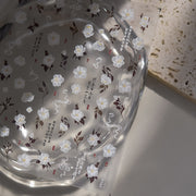 365nails: "conjunto em relevo de caligrafia de camélia branca" – Adesivos para unhas