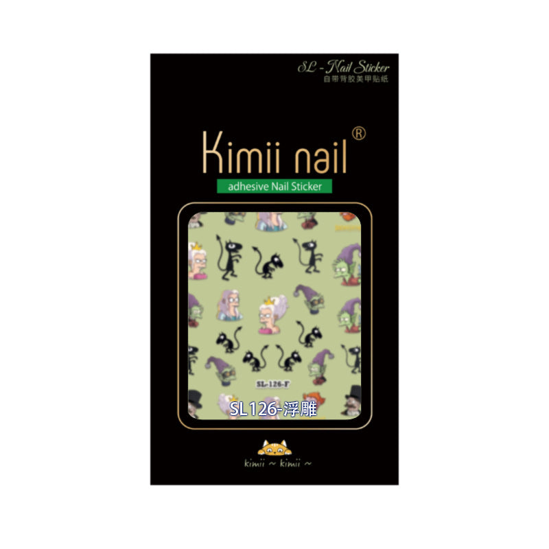365nails: "Disenchantment Cartoon Character" – nail art stickers