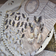 Angel Wing Collection: "Celestial Feathers" – 3D Metallic Nail Sticker