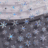 Crystal Diamond Hot Silver Snowflake Nail Art Sticker 5D Embossed Three-dimensional Hot Stamping Snowflake DIY Nail Sticker Jewelry TL