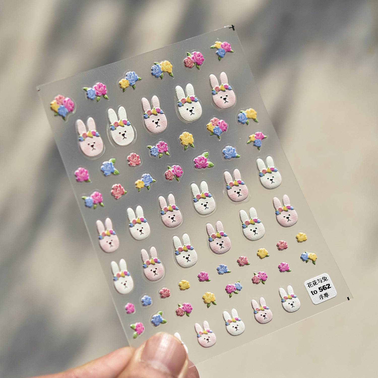 Moschino Big Head Teddy Bear: "Luxury Teddy Crew" – 5D Embossed Nail Sticker