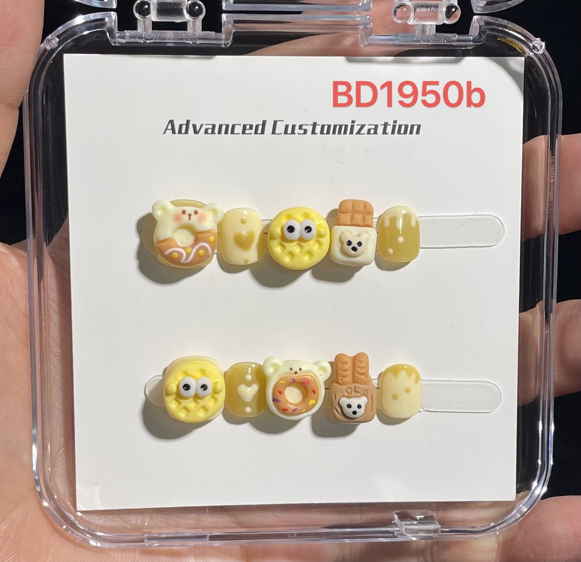甜美卡通糖果兒童穿戴甲綜合套組