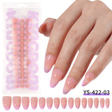 Nail Tips Exclusive for Amazon hot-selling French press on nails art patch oil injection removable fake nail piece 120 pieces