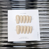 The Essential Solids | Long Coffin ｜Handmade Press-on Nails