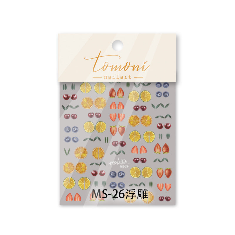 Bakery Treats – Embossed Nail Art Accent Set