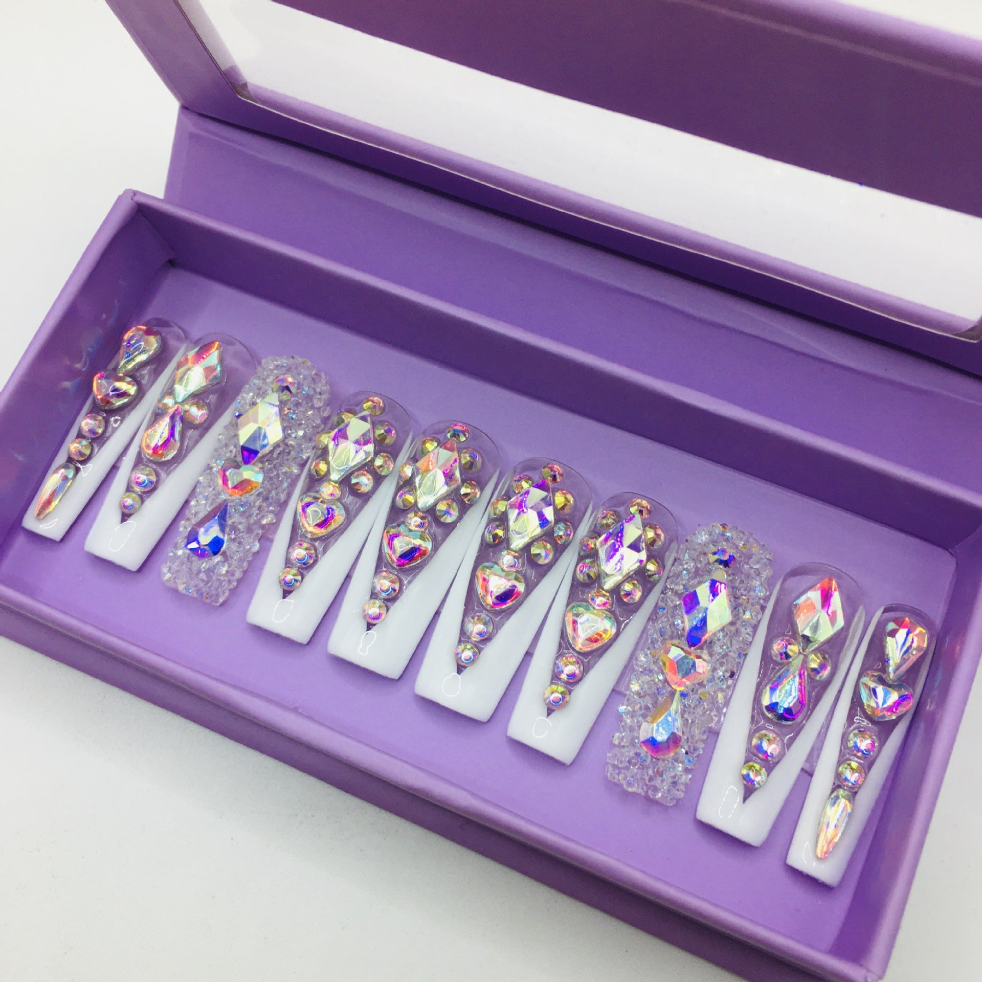 Magnetic Press On Nail Storage Gift Box (MOQ=5)