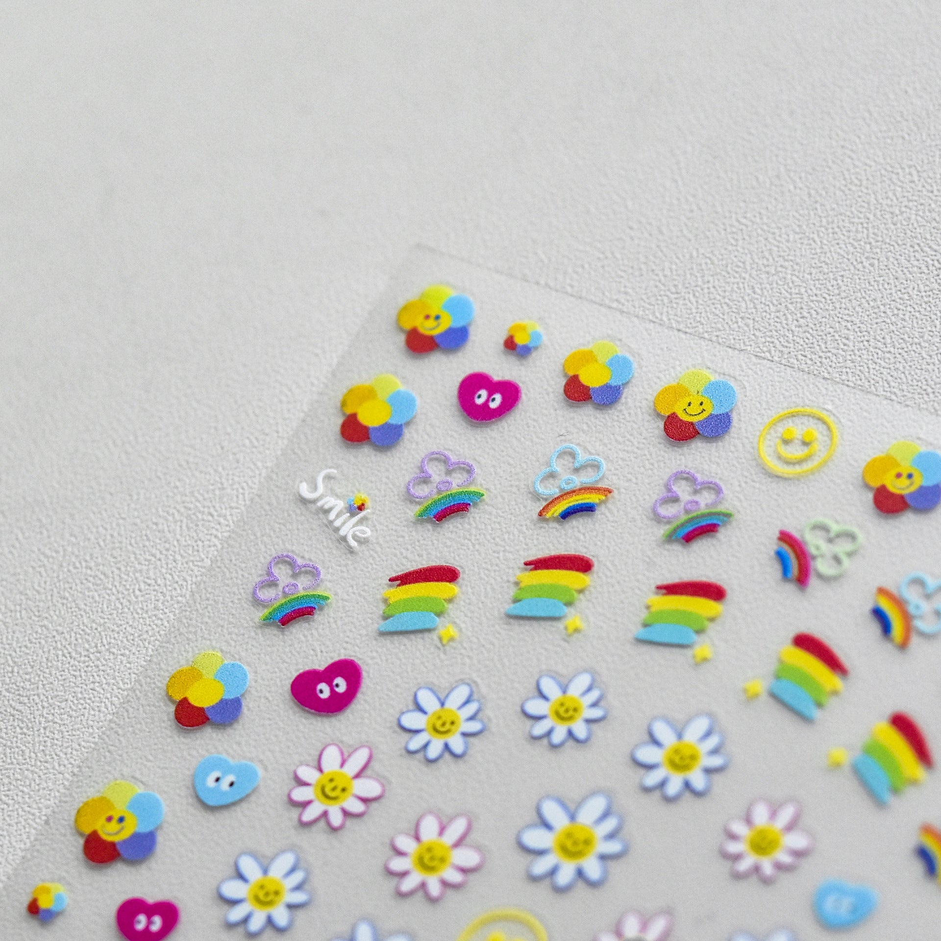 365nails: "Pastel Rainbow Star" – nail art stickers