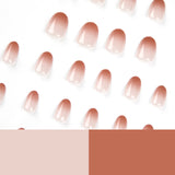 Pieza de uña con cambio gradual carmesí, pegatina para uñas, pieza de uña removible, parche para uñas, uña corta, venta al por mayor | 365nails