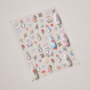 Peter Rabbit & Friends: "Storybook Garden" – 5D Embossed Nail Sticker