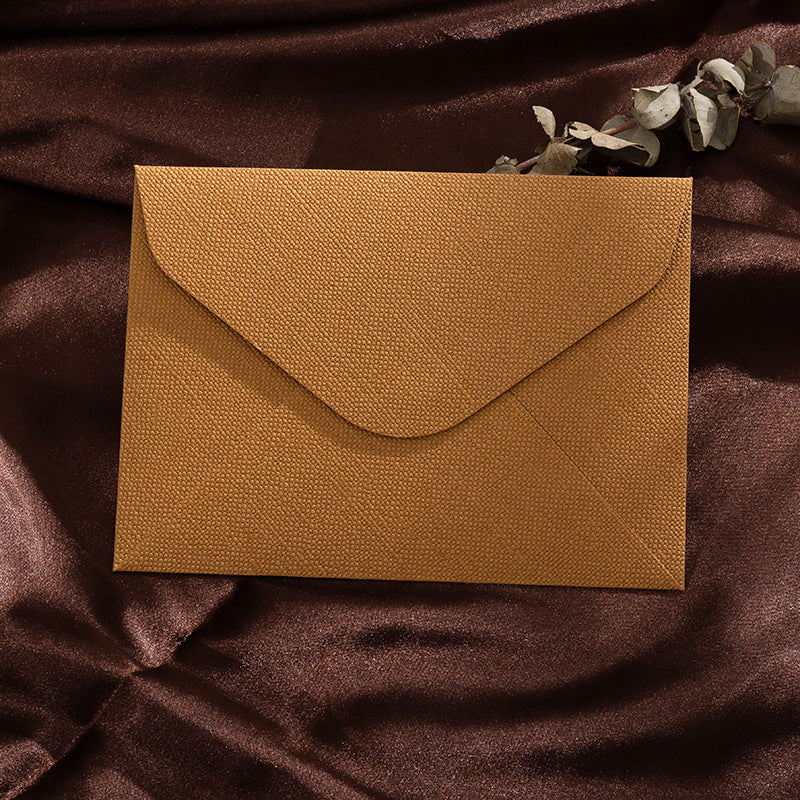 Vintage Textured Thank You Envelope With Wax Seal Style (MOQ=2)