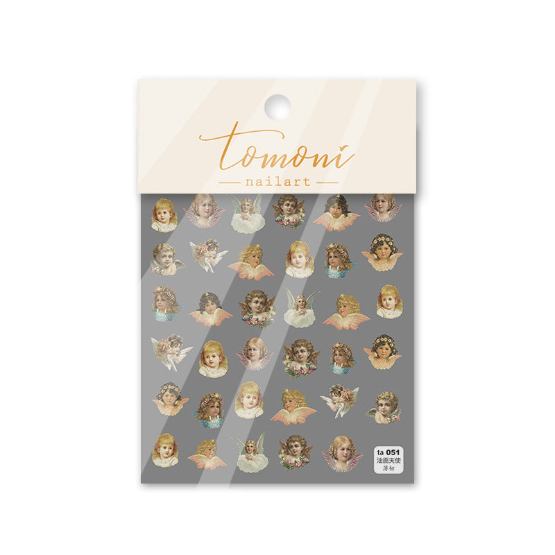 365nails: "빈티지 큐피드 엔젤" – 네일 아트 스티커