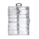 Nail Tips New Nail Art Mold 140 Pieces Boxed Transparent Rapid Phototherapy Extension Nail Fit Thin Crystal Extension Scale Nail
