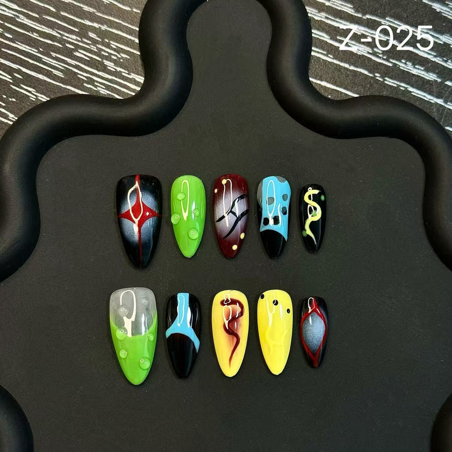365nails: "Gamer's Glory" – 3D Themed Handmade Coffin Nails