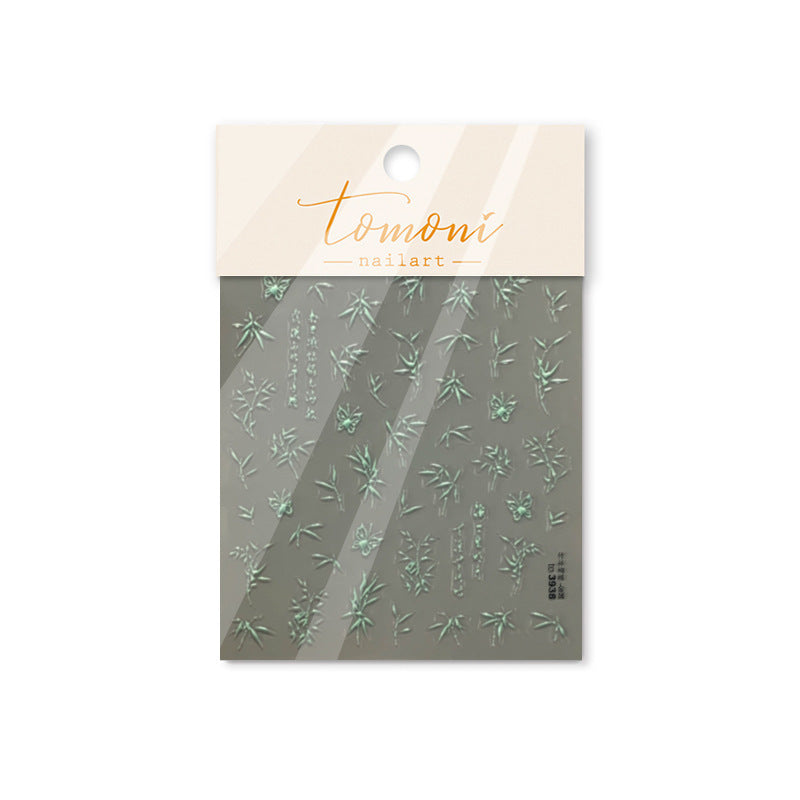365nails: "Subtle Bamboo Poetry" – Oriental Nail Stickers