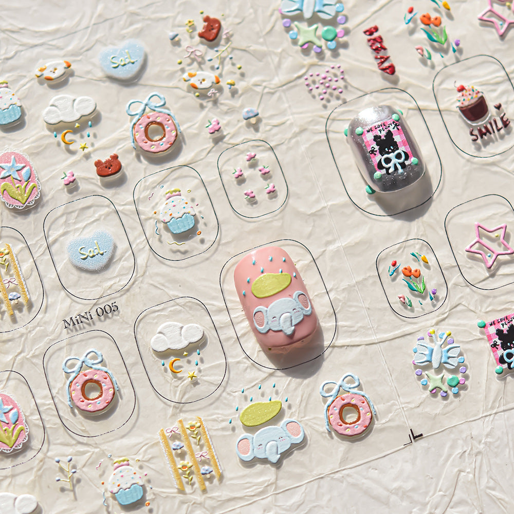Taomini Sweet Party – Conjunto de Nail Art Fofa Colaborativa