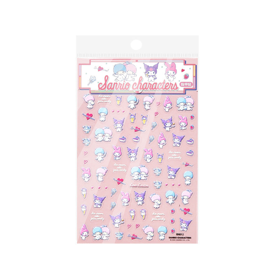 Sanrio Pochacco Carnival – 可愛3D浮雕美甲貼紙