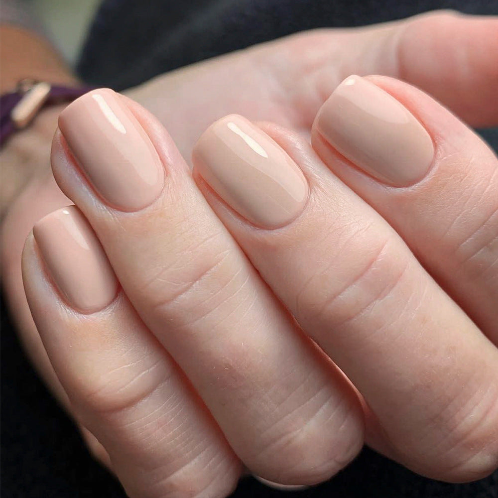 經典純色紅色短款方形穿戴甲 批發｜365nails