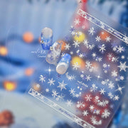 365nails: 雪花與音符浮雕套組 美甲貼紙
