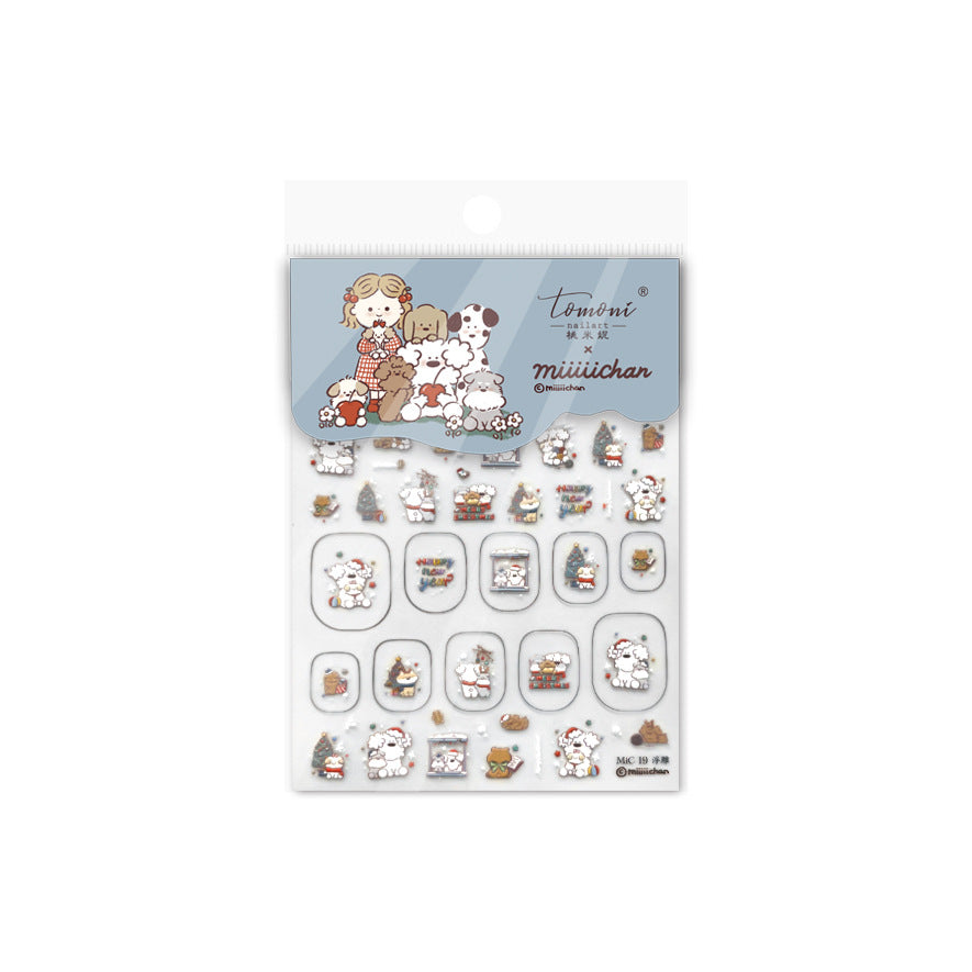 365nails: "Miiiichan Winter Friends" – nail art stickers