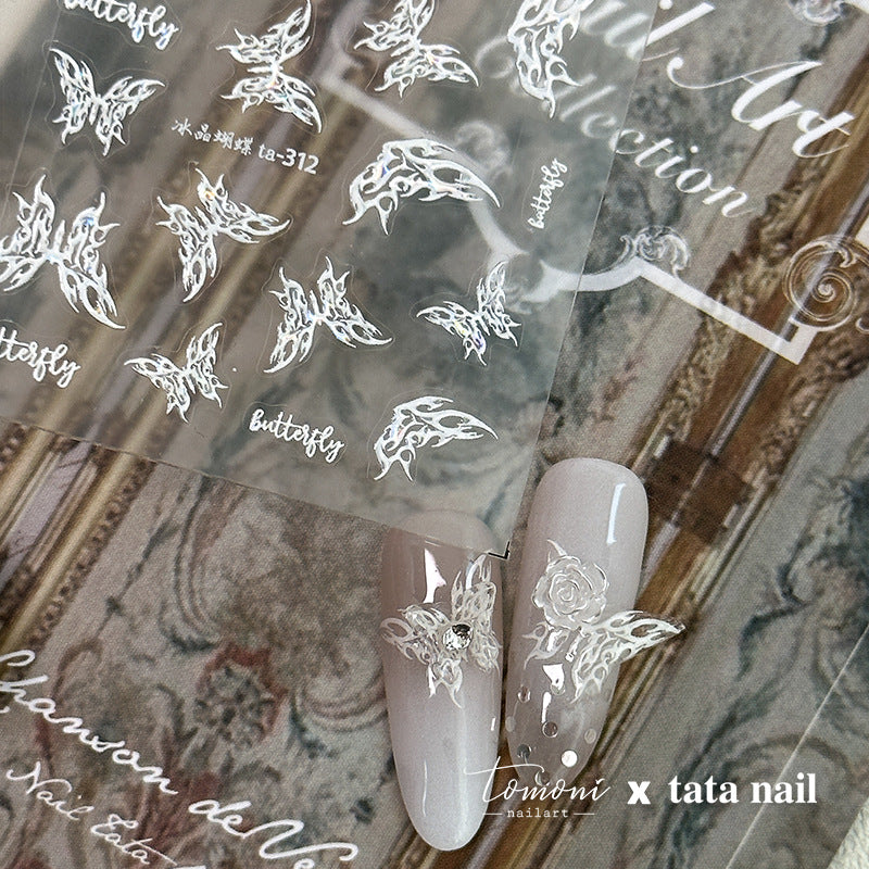 365nails: "홀로그램 트라이벌 나비" – 네일 아트 스티커