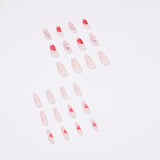 Série Abstract Face Press on nails Graffiti Color Block Line Nail Nail Press on nails Atacado｜365nails