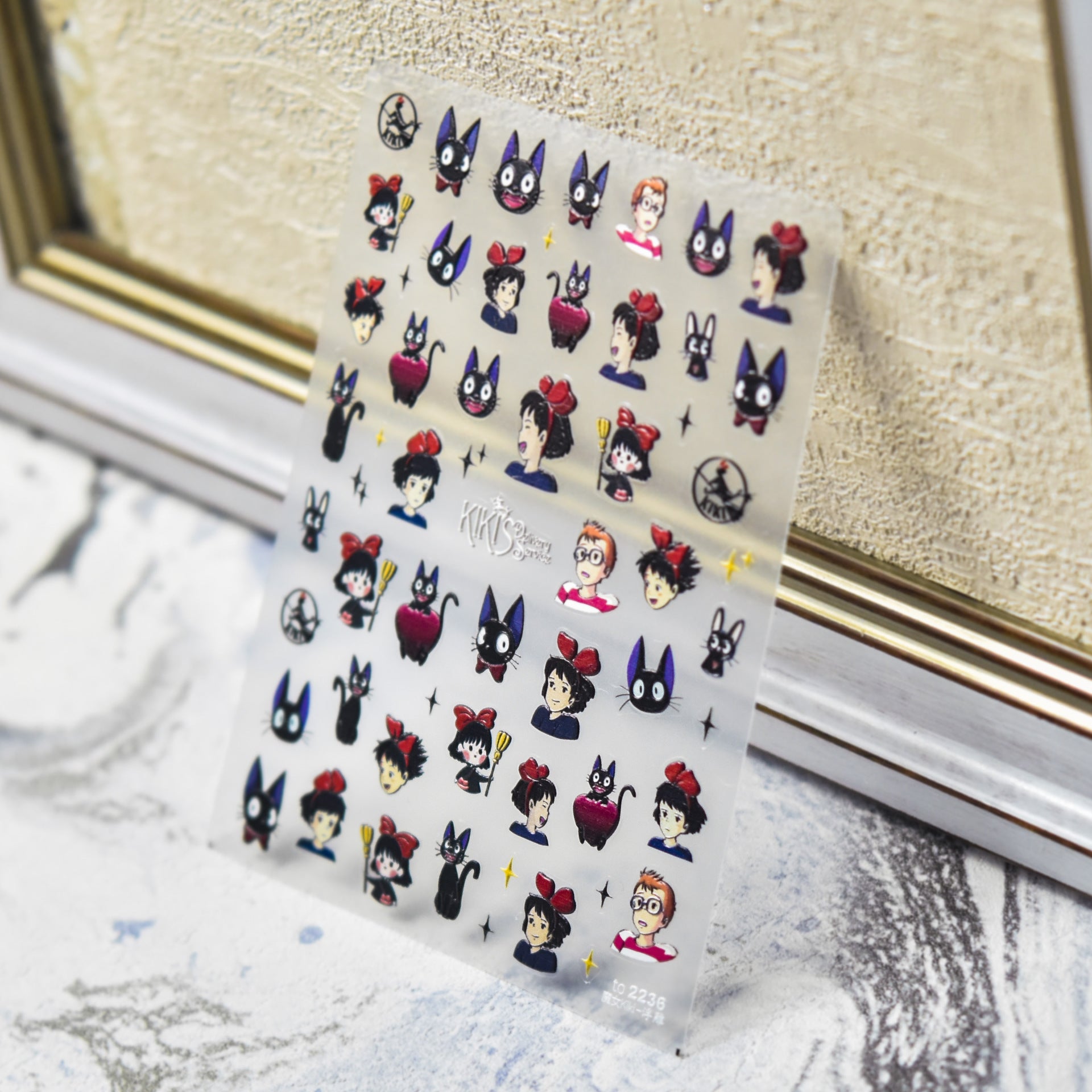 365nails: "personnage d'anime Kiki la petite sorcière" – Autocollants pour ongles