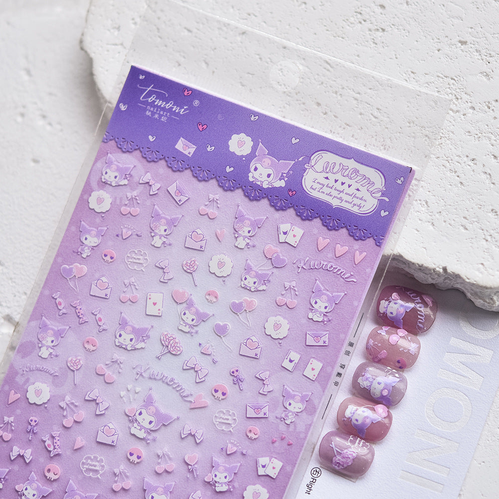 365nails: "Kuromi Sweet Pastel" – nail art stickers