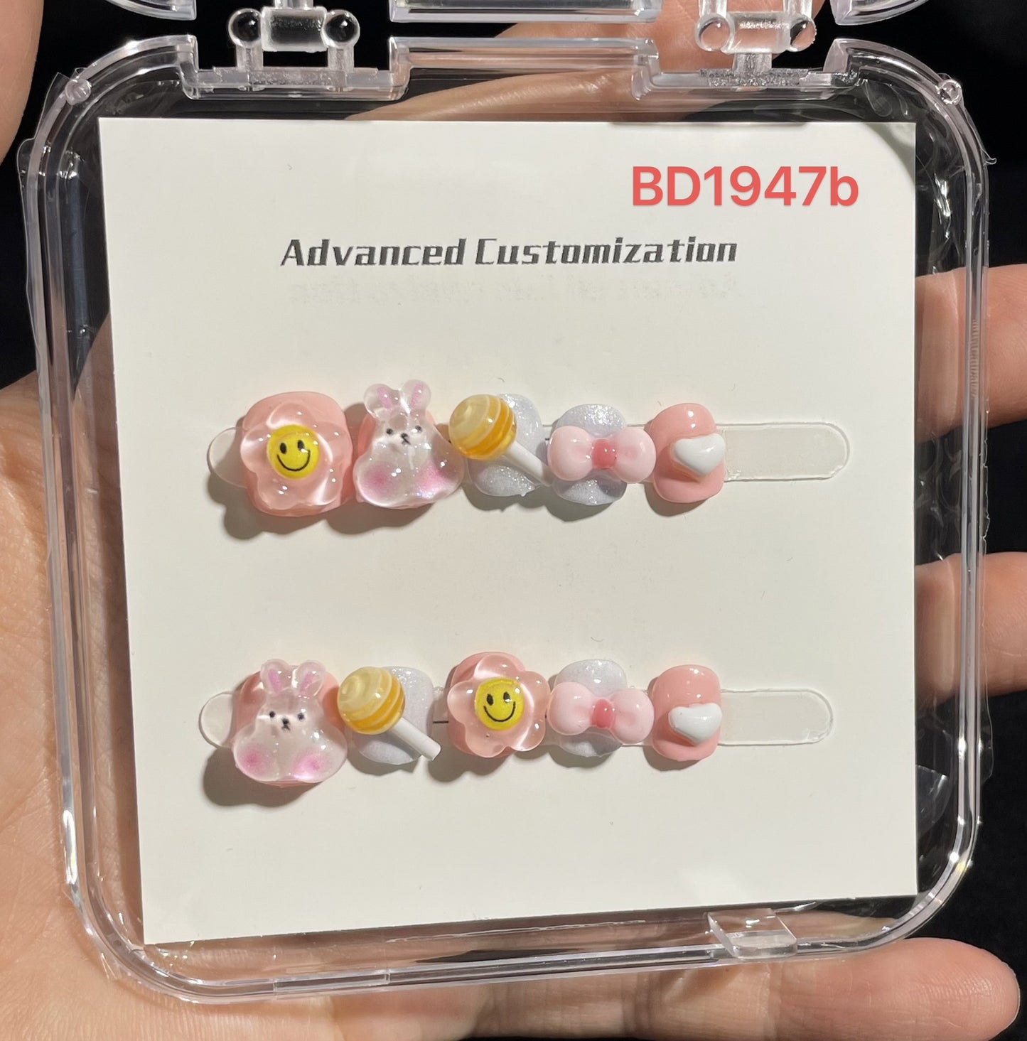 Sweet Cartoon Candy Kids Press On Nails Assorted Set