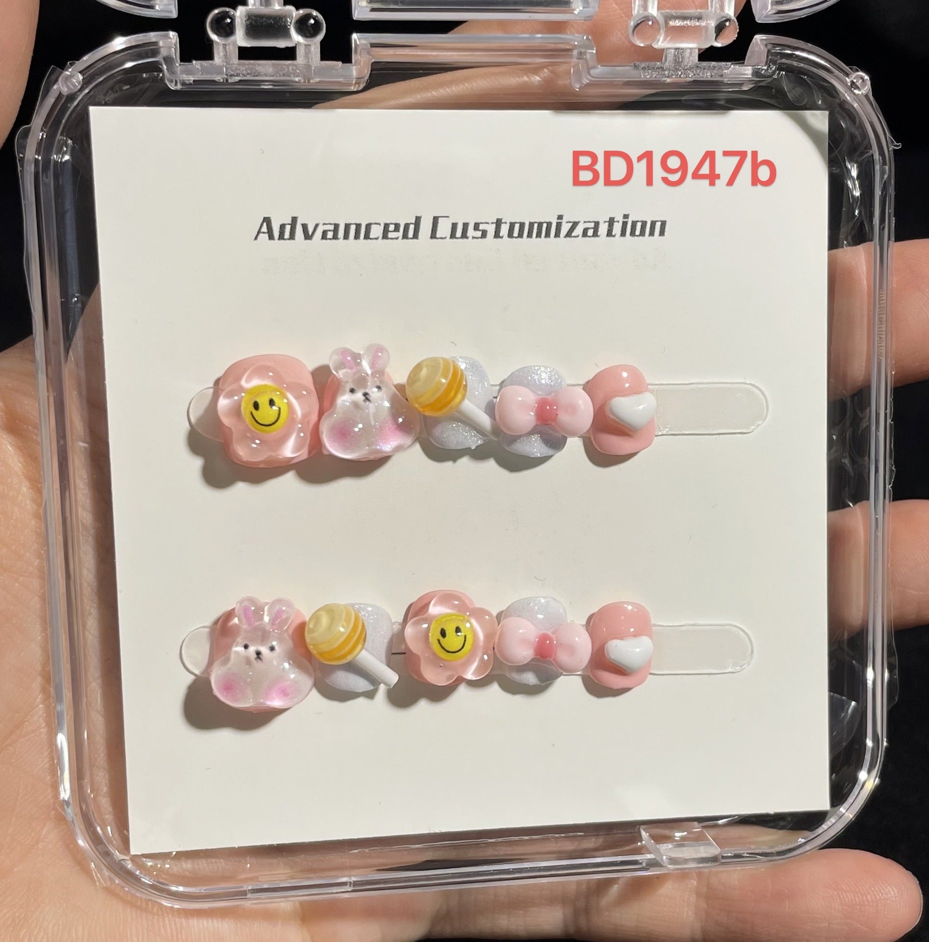 Sweet Cartoon Candy Kids Press On Nails Assorted Set