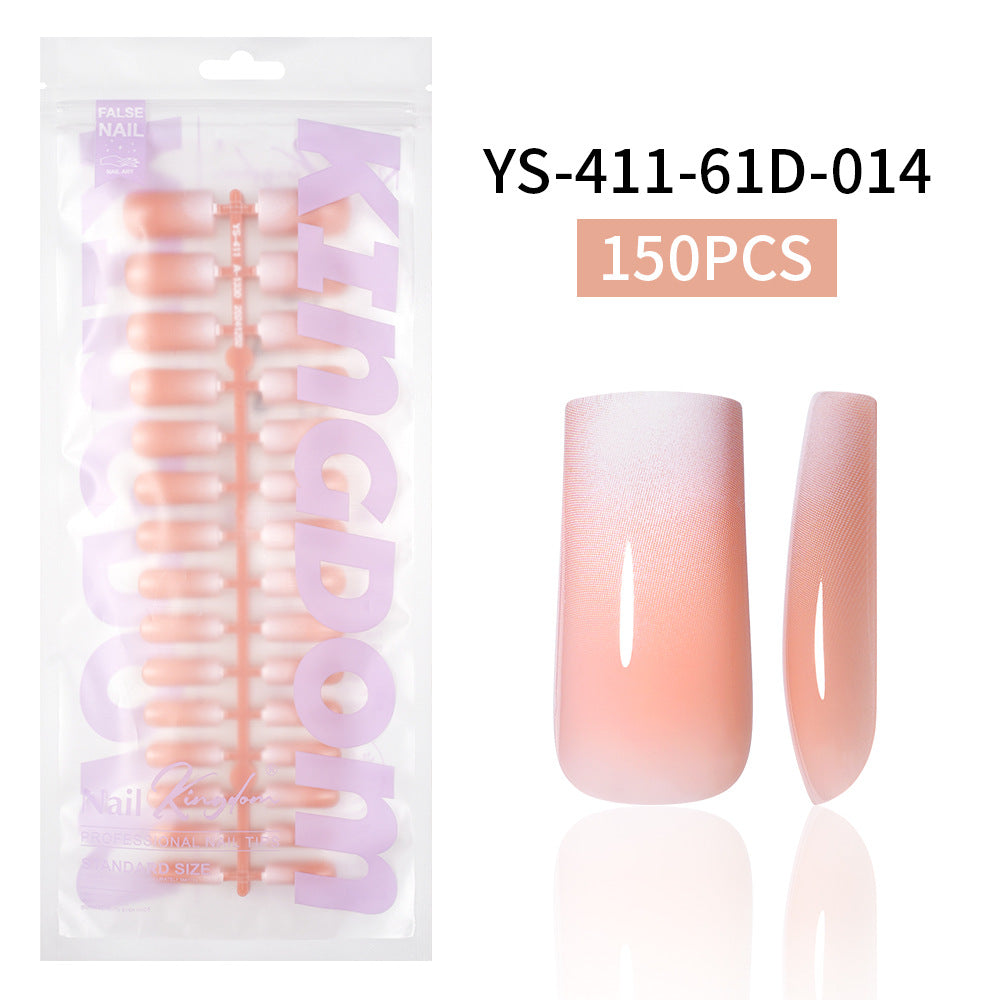Nail Tips Europe and the United States  gradual change press on nails, simple water drop nail spray removable fake nail 150 pieces prefabricated nail